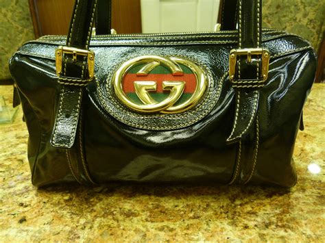 gucci black purses images|authentic black Gucci purse.